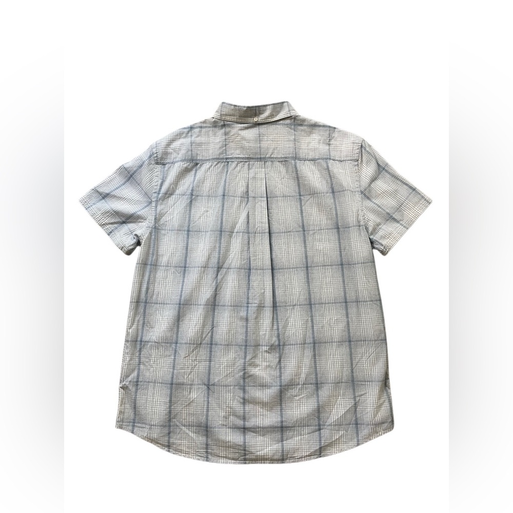 Billy Reid Sky Blue Checkered Men's Shirt - Picture 2 of 2